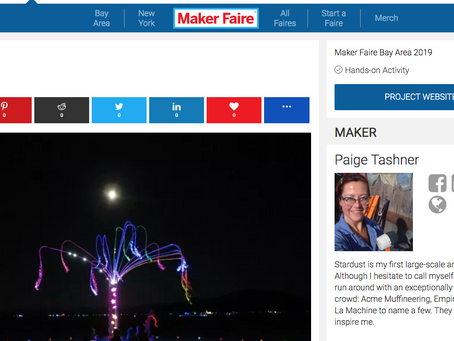 Stardust is Going to Maker Faire!
